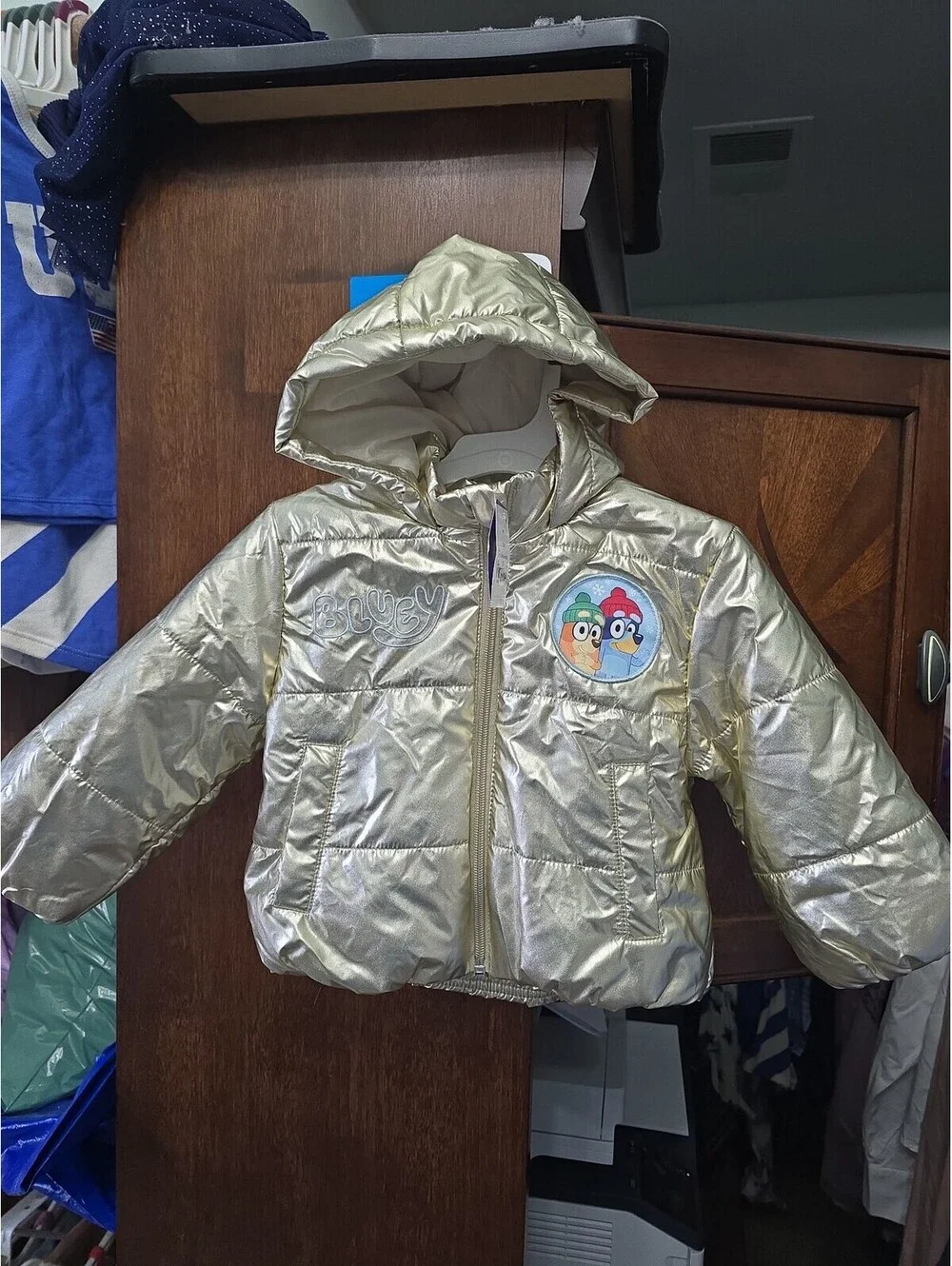 12m brand new bluey, from disney puffer jacket item 104G2
